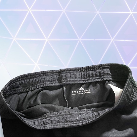 Adidas Solid Black Track Pants Size Medium Vintage Super Clean! - Picture 12 of 14